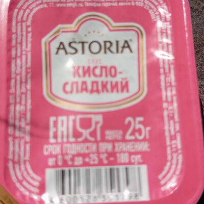 Соус Кисло-сладкий Astoria в Чебурекми по цене 77 ₽