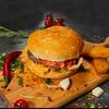 Бургер Горыныч острый в Black coffee & GRILL na Avtozavode по цене 850