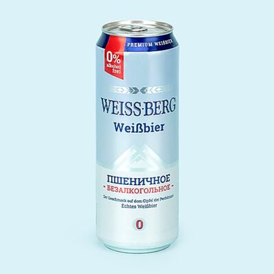 Пиво Weiss Berg Пшеничное Безалкогольное нефильтрованное в Жара по цене 125 ₽
