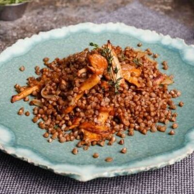 Греча с лисичками в Маймун по цене 450