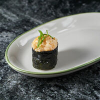 Запеченые суши креветкав Суши в бутылке