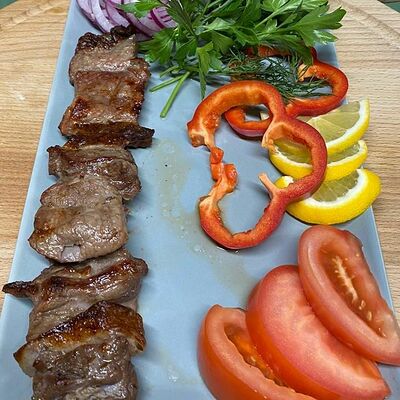 Шашлык из говядины кусковой в Самарканд халял по цене 330 ₽