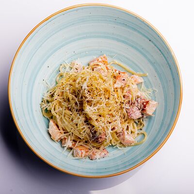 Карбонара в Шпитса пицца по цене 350 ₽