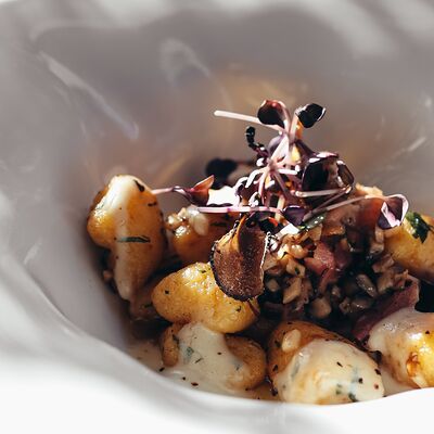 Ньокки с грибами и беконом в Лаверна по цене 490 ₽