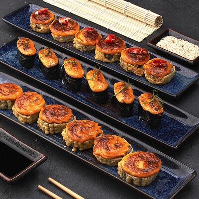 Запеченный сет № 1 (лосось, гребешок, краб, снежный краб, окунь, креветка в Mojo по цене 1750