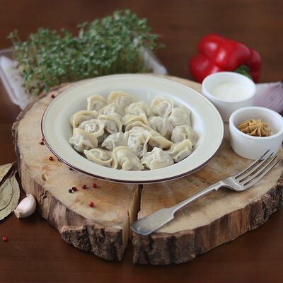 Пельмени По-охотничьи с мясом марала в Горная аптека по цене 590 ₽