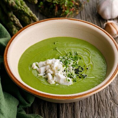 Крем-суп из спаржи в Маймун по цене 550