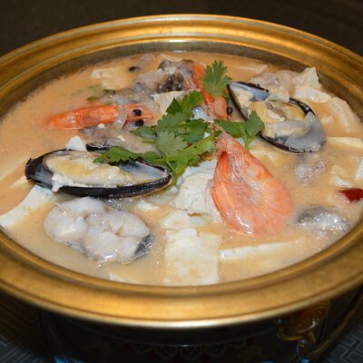 Суп с морепродуктами и тофу в Тан чао по цене 42 р.