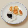 Мини-сырники с кремом-чиз и черничным вареньемв Мечта по цене 456