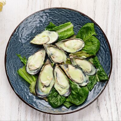 Мидии по-японски с соусом васаби в Мука по цене 1040 ₽