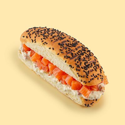 Сэндвич с красной рыбой в Крошка Картошка по цене 299 ₽