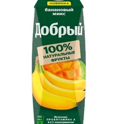 Добрый Сок - Банановый микс в Суши NEW Пицца по цене 225 ₽