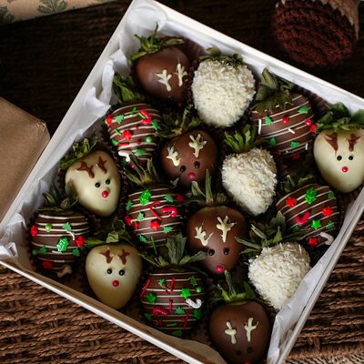 Набор клубники в шоколаде №85в SOK - клубника в шоколаде по цене 3990 ₽