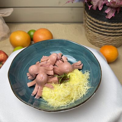 Спагетти с сыром и сосискамив Pro Вкус по цене 580 ₽