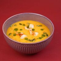 Тыквенный крем-суп с креветками в Moshi sushi
