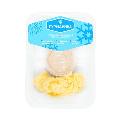 Котлета из кролика с пюре и грибным соусом Гурманика Айс в Магбургер & Братья Караваевы по цене 199