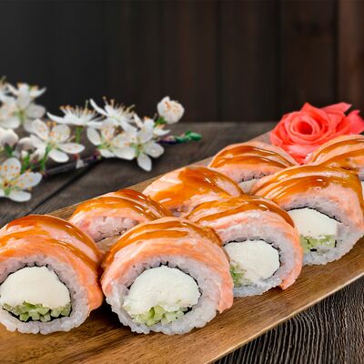 Запеченная Филадельфия гриль в Вкусные Суши Premium по цене 690