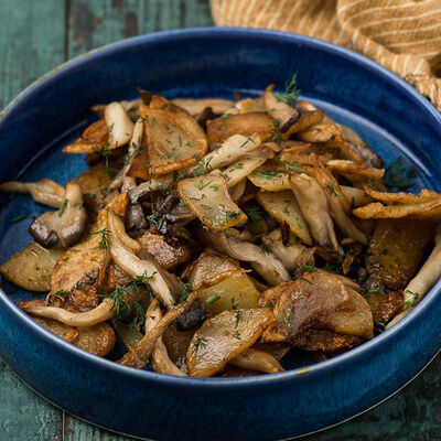 Жареный картофель с грибами и джонджоли в ЛарисуВаннуХочу по цене 320