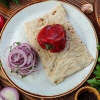 Шашлык из болгарского перца в Строгинская гавань