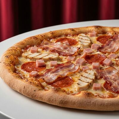 Пицца четыре мяса 30 см в НУАР по цене 900 ₽