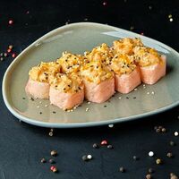 Ролл с гребешком в соевой бумаге в Mesto Sushi & Grill