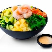 Поке с креветками и ананасами в New ролл