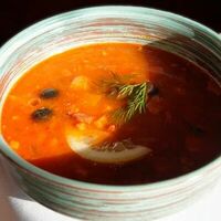 Солянка мясная по-деревенски в Утёсовъ