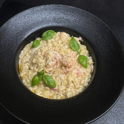 Птитим с креветкойв Лось Лосось по цене 1000 ₽