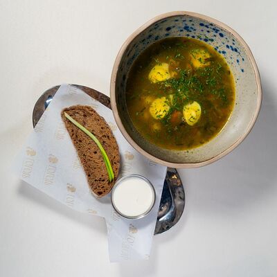 Зелёный борщ в Гоголь по цене 520 ₽