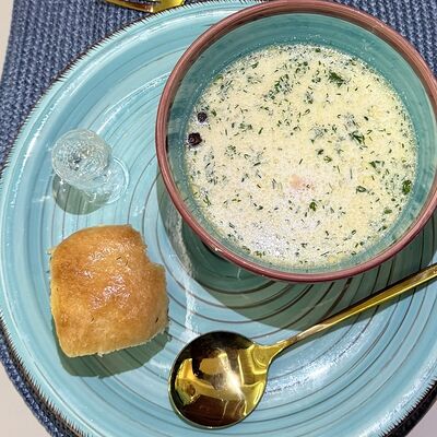 Уха народная из семги сливочнаяв Барыня по цене 620 ₽