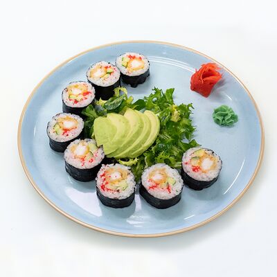 Кранч Ролл с креветкой темпура в Wok & Roll по цене 790 ₽