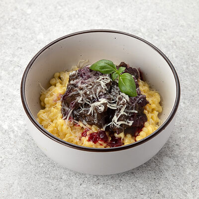 Mac&Cheese c олениной в Vaffel Норвежские вафли, завтраки, кофе по цене 690 ₽