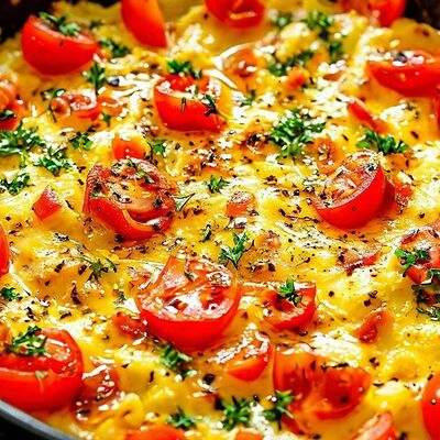 Омлет с помидорами в Вкус и цвет по цене 250 ₽