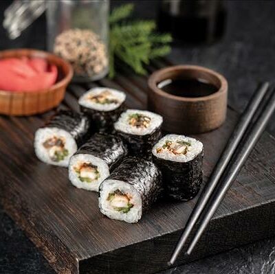 Фуд Унаги ролл в Food Low Cost Sushi по цене 382 ₽