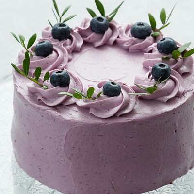 Чизкейк черничный целый в Белая черешня по цене 2450 ₽