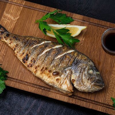 Дорадо на мангале в Нур по цене 1566 ₽