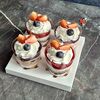 4 трайфла-десерта в стакане со сливочным кремом и свежими ягодами в Marys Cakes по цене 2490