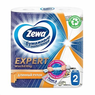 Полотенца бумажные Zewa с рисунком Sca 2 рулона в Азбука Вкуса Экспресс Меню по цене 326 ₽