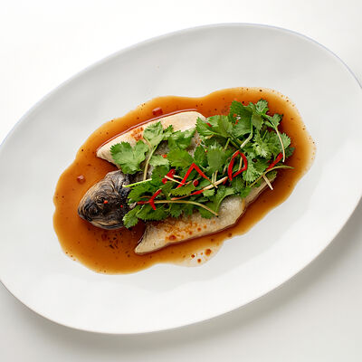 Сибас по рецепту императрицы Цинь в Бибирево по цене 1900 ₽