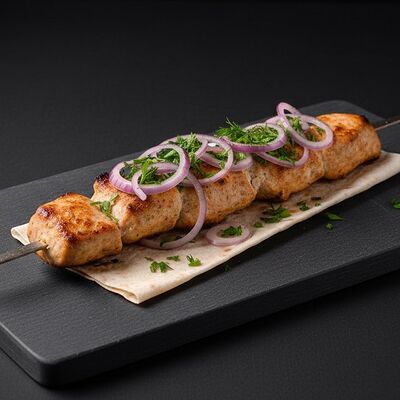 Шашлык из индейки в Holy salt Шаурма Шашлык по цене 585 ₽