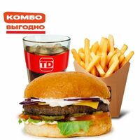 Биг-комбо с бургером НеАмерика ST в Бургерная