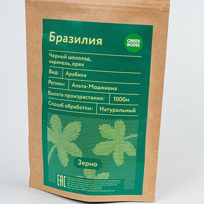Моносорт Бразилия Моджиана зерновой в Green house по цене 495 ₽
