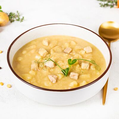 Суп гороховый с копченостями в У Палыча. С пылу, с жару! по цене 245 ₽
