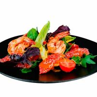 Салат с креветкой и рукколой в Багс Банни от кафеМафия