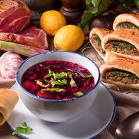 Логотип Борщ готов