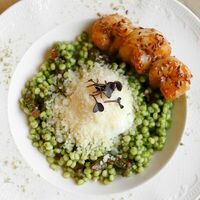 Птитим с креветкамив Ptitim