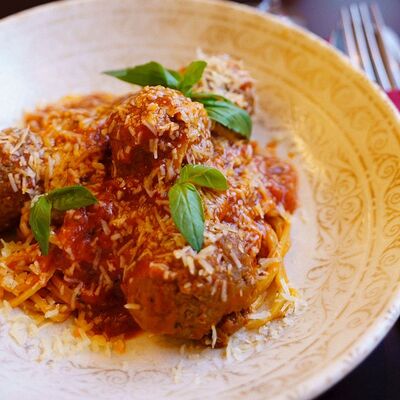 Спагетти Алла Китара с фрикаделькамив Romanico по цене 1250 ₽