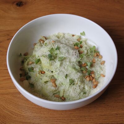 Тальятелле с беконом и шпинатом в Гербарий по цене 460 ₽