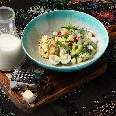 Окрошка на мацони в Чайхона №1 Тимура Ланского по цене 590 ₽