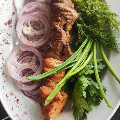 Мцвади из птицы и свинины в Хинкальня по цене 22 р.